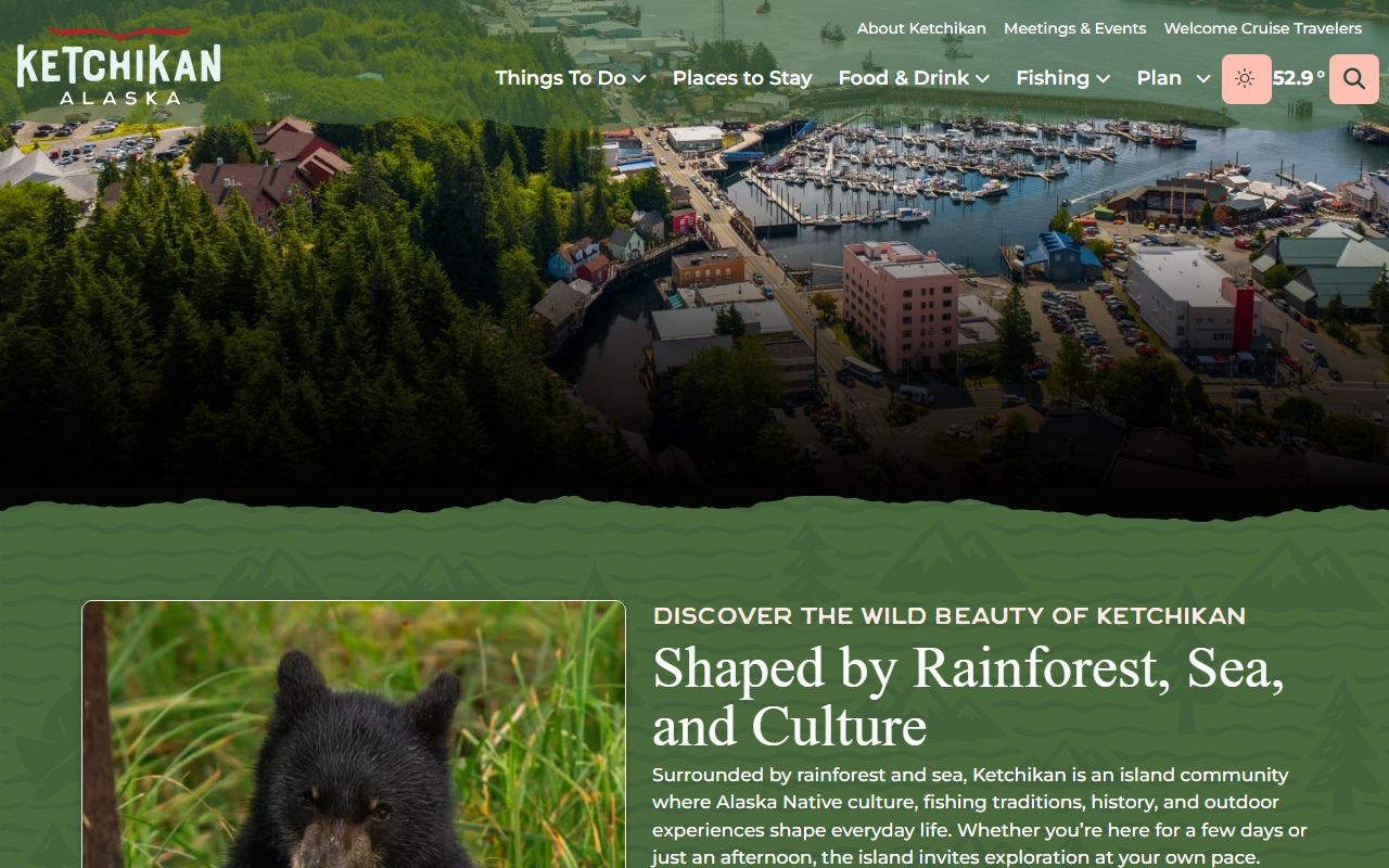 Ketchikan city overview related to family court records and community resources
