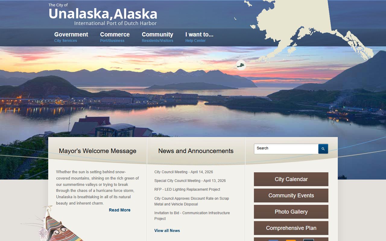 City of Unalaska resources for family court records