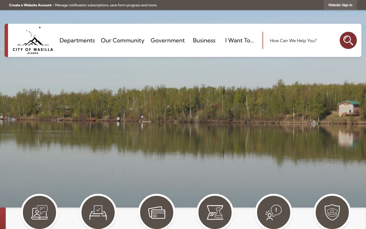 City of Wasilla website - Mat-Su Borough family court records
